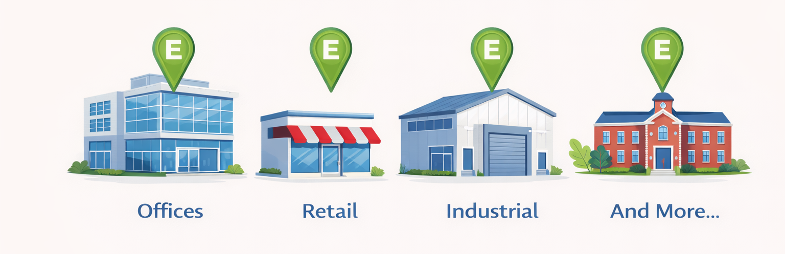 Commercial EPC assessments for property types