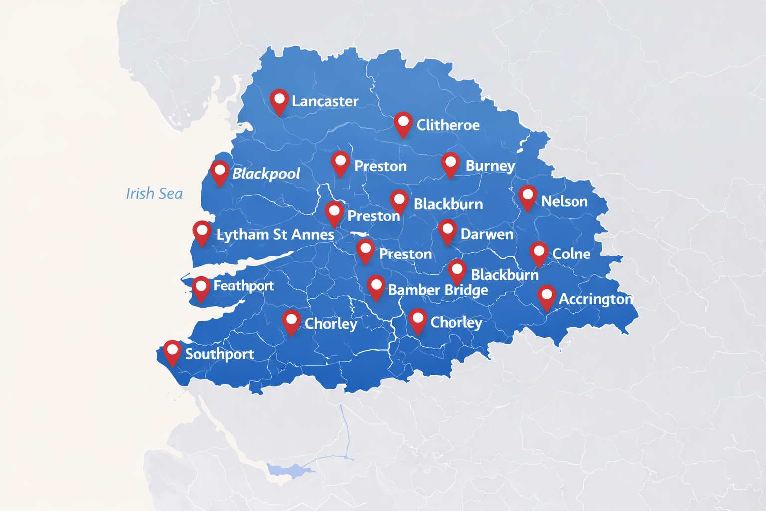 commercial epc coverage map lancashire preston blackpool blackburn burnley lancaster
