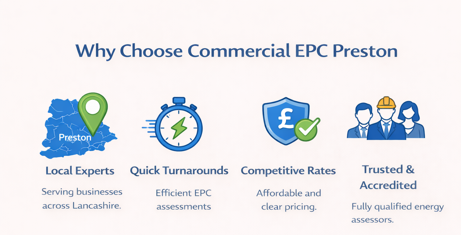 Why choose Commercial EPC Preston
